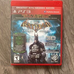 Batman: Arkham Asylum PS3 Greatest Hits Game of the Year Edition